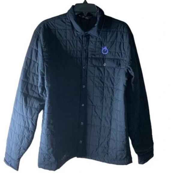 Eddie Bauer Quilted Puff Jacket Women's Size Medium Front Snap Button Pockets - Picture 1 of 10